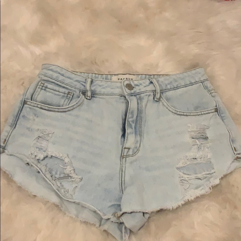 PacSun denim shorts